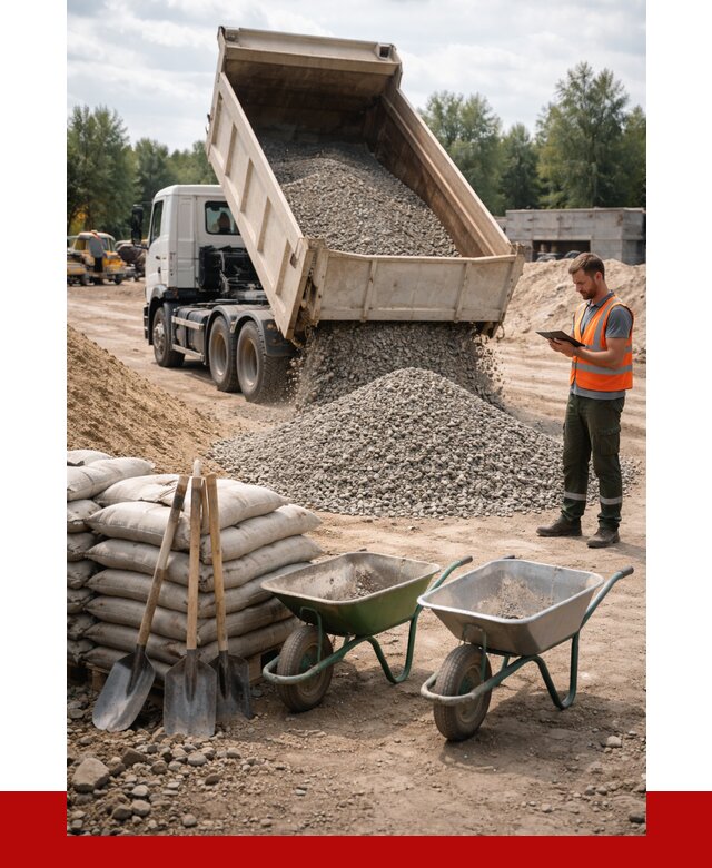 Доставка нерудных материалов в Похвистневе от 1230 руб. | ПРОНЕРУДПхв