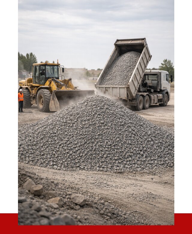 Купить щебень с доставкой в Похвистневе от 2563 руб. | ПРОНЕРУДПхв
