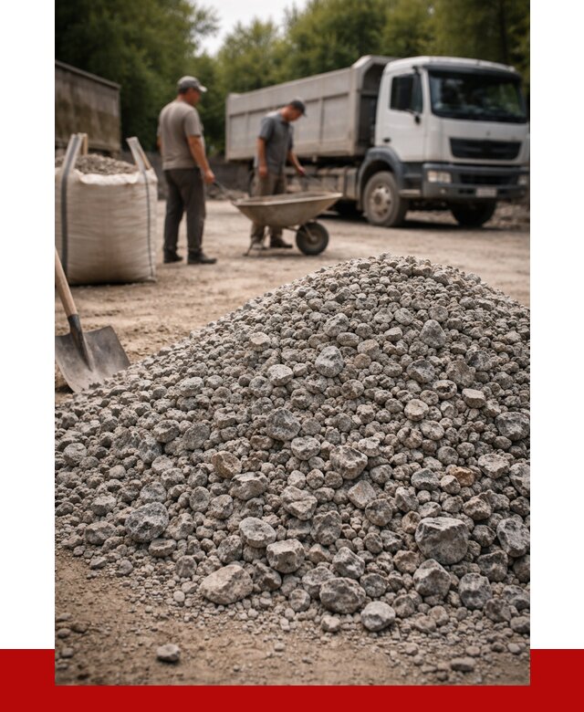 Гранитный щебень фракция 20-40 в Похвистневе от 3281 руб. ПРОНЕРУДПхв