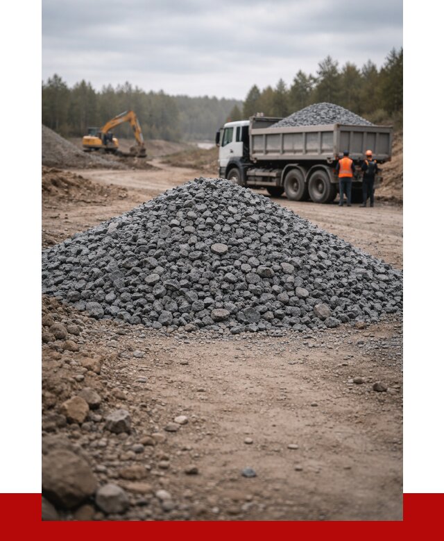 Щебень габбро диабаз фракция 40-70 в Похвистневе от 2255 р-ПРОНЕРУДПхв