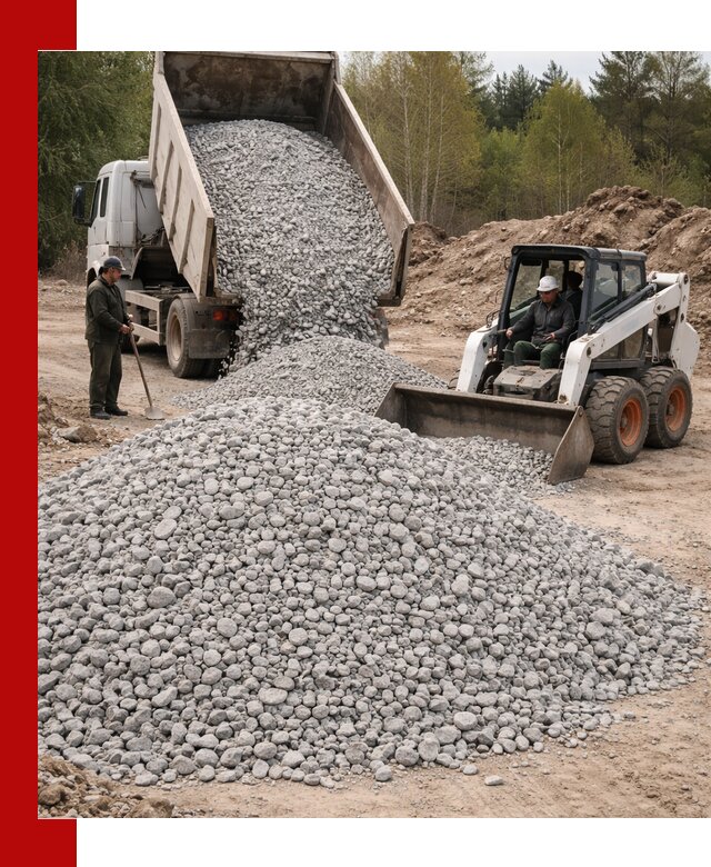 Доставка доломитового щебня в Похвистневе напрямую от карьера