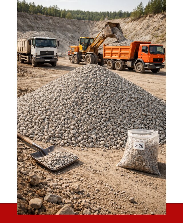 Доломитовый щебень фр. 5-20 в Похвистневе от 4306 р. | ПРОНЕРУДПхв