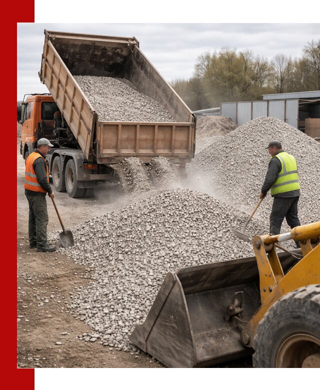 Доломитовый щебень фракции 5-20 с доставкой в Похвистневе