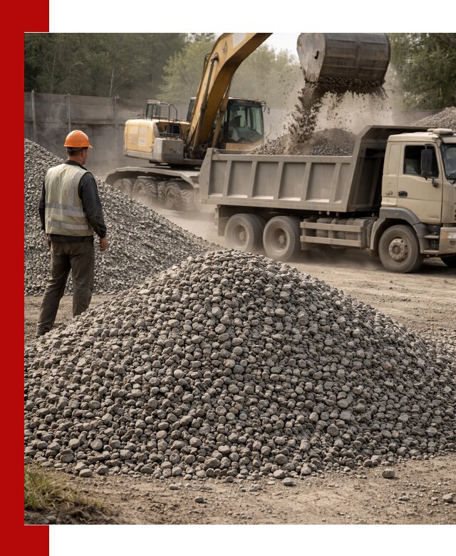 Шлаковый щебень фракция 5-20 с доставкой в Похвистневе