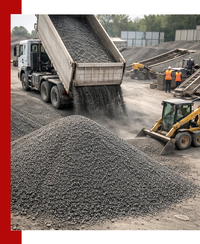 Вторичный щебень фракция 0–5 с доставкой в Похвистневе