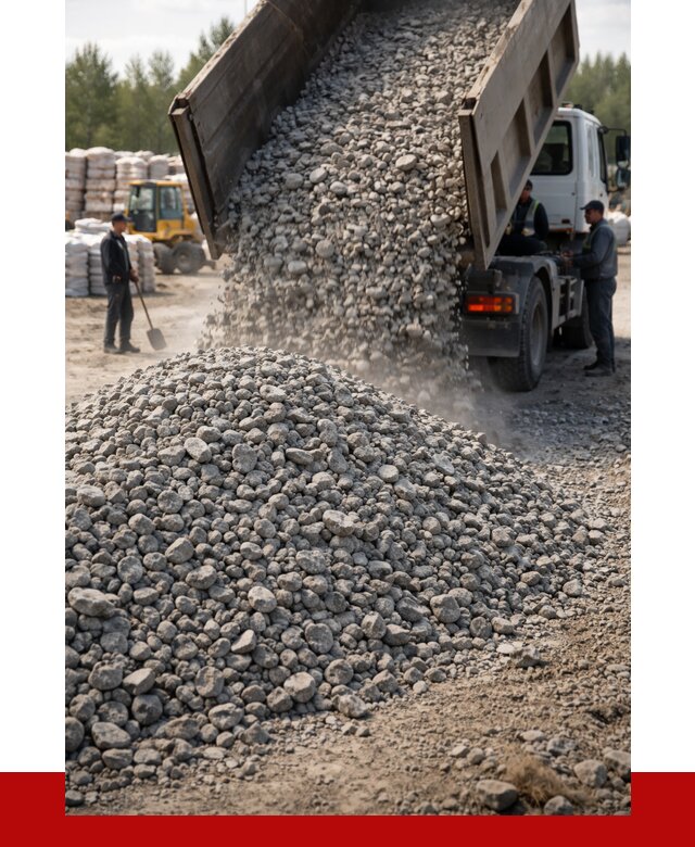 Бетонный щебень фракция 40-70 в Похвистневе от 1845 р. ПРОНЕРУДПхв