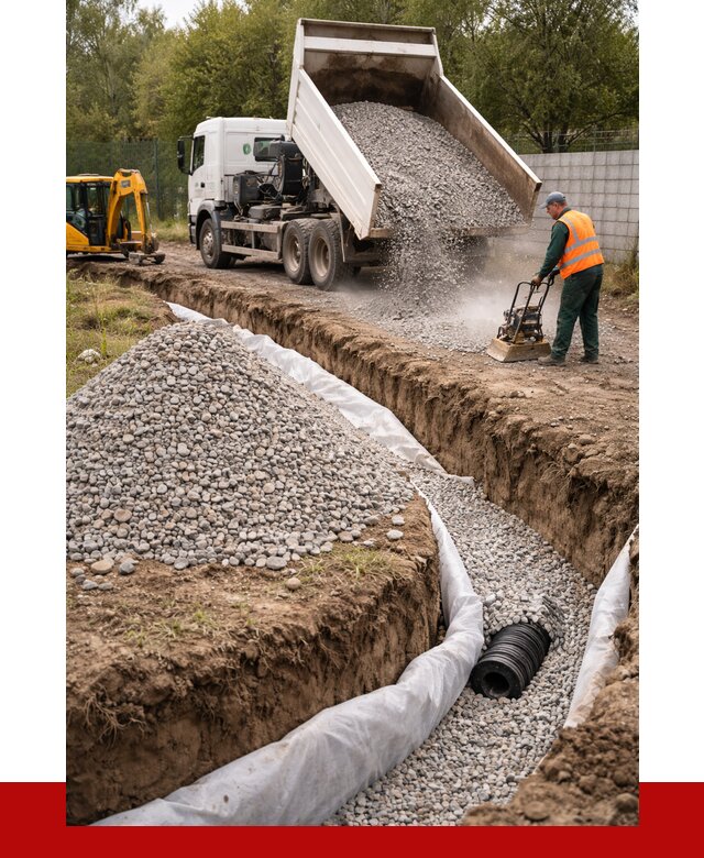 Щебень для дренажа в Похвистневе от 1897 р., ПРОНЕРУДПхв доставка