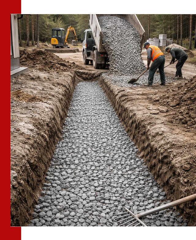 Щебень для дренажа с доставкой в Похвистневе высокого качества