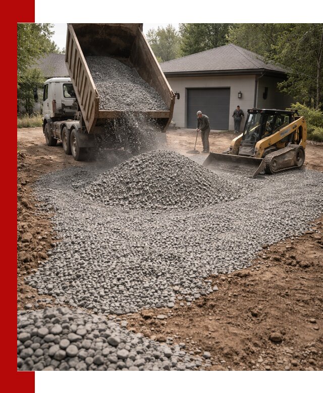Щебень для парковки в Похвистневе: доставка и укладка качественного материала