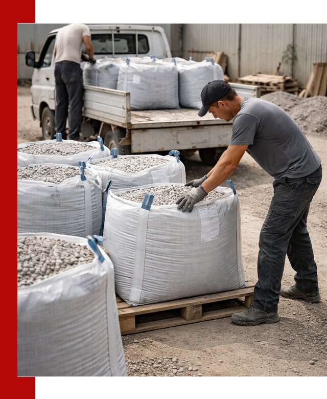 Доставка щебня в мешках по выгодным ценам в Похвистневе