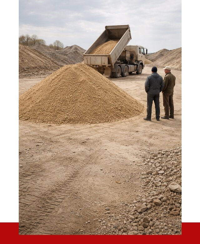 Карьерный песок крупнозернистый в Похвистневе от 8714 р | ПРОНЕРУДПхв