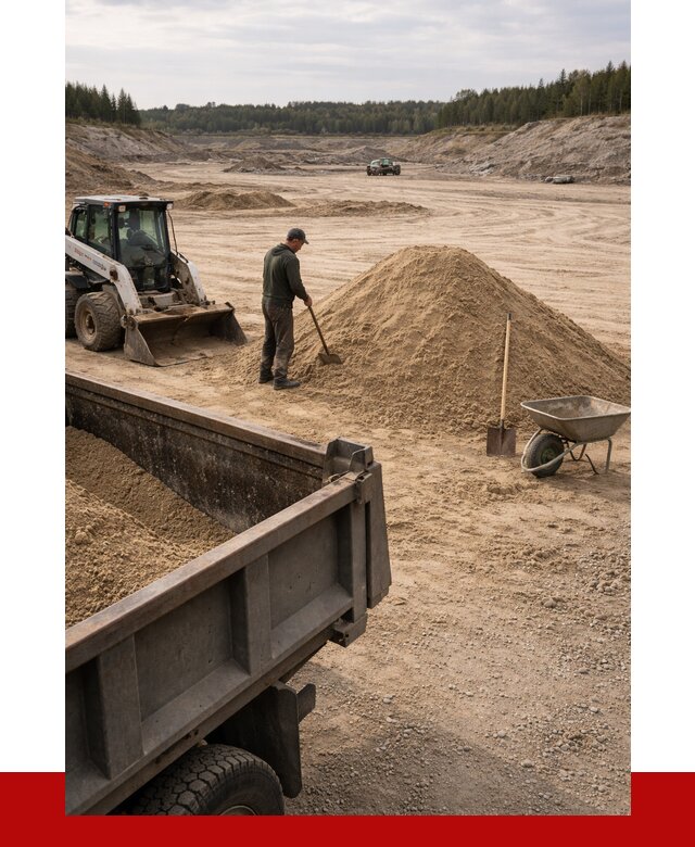 Карьерный песок среднезернистый в Похвистневе, от 2255 р. ПРОНЕРУДПхв