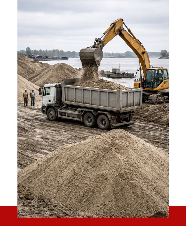 Купить речной песок навалом в Похвистневе от 1845 р., ПРОНЕРУДПхв