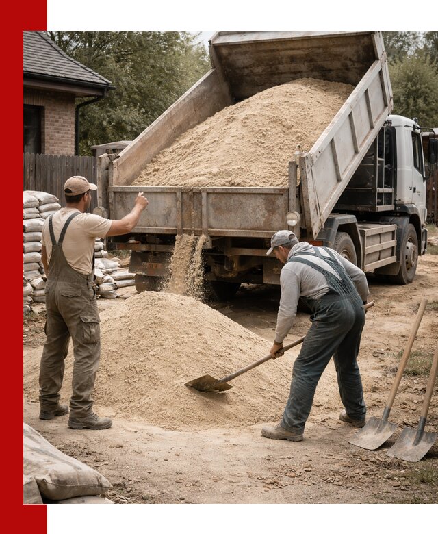 Песок для штукатурки с доставкой в Похвистневе качественный и чистый