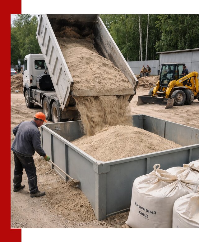 Кварцевый песок для фильтра в Похвистневе — доставка и качество