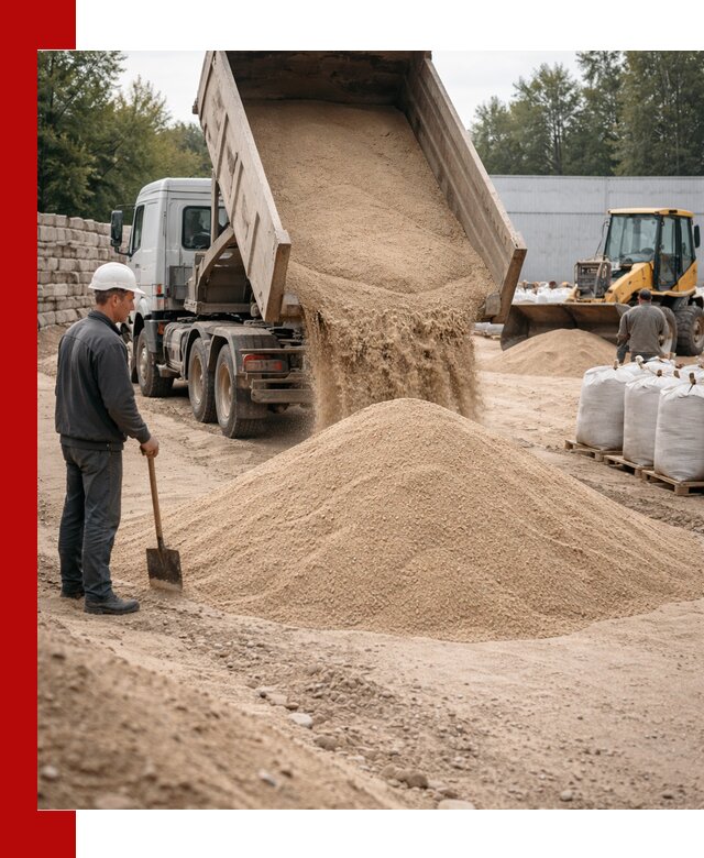 Кварцевый песок фракция 0–3 мм с доставкой в Похвистневе