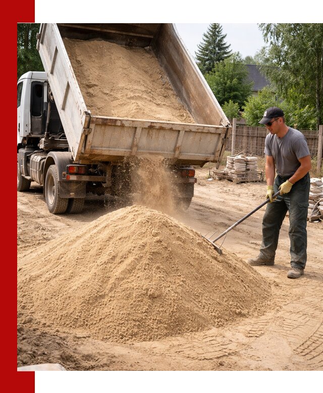 Доставка сухого песка самосвалами в Похвистневе