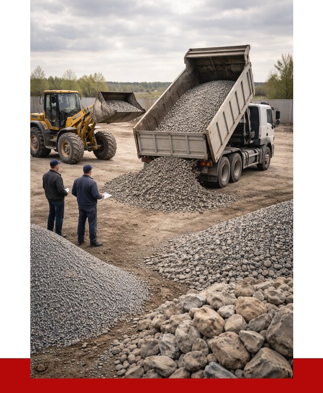 Гравий и камень с доставкой в Похвистневе от 4306 р. - ПРОНЕРУДПхв