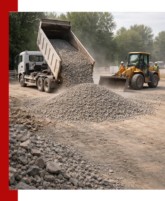 Гравий фракция 5–20 доставка в Похвистневе оптом и в розницу