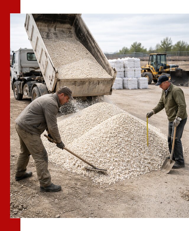 Мраморная крошка с доставкой и разгрузкой в Похвистневе
