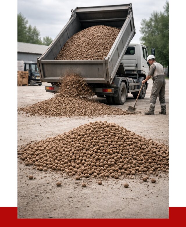 Керамзит с доставкой в Похвистневе от 4306 р. за м3 | ПРОНЕРУДПхв