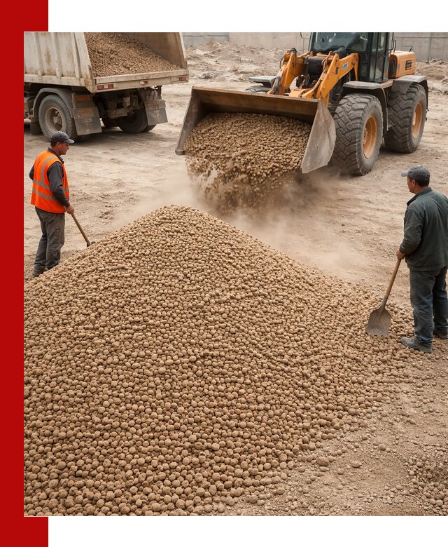 Керамзит фракция 10-20 с доставкой в Похвистневе