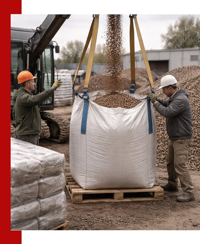 Керамзит в биг-бегах с доставкой в Похвистневе