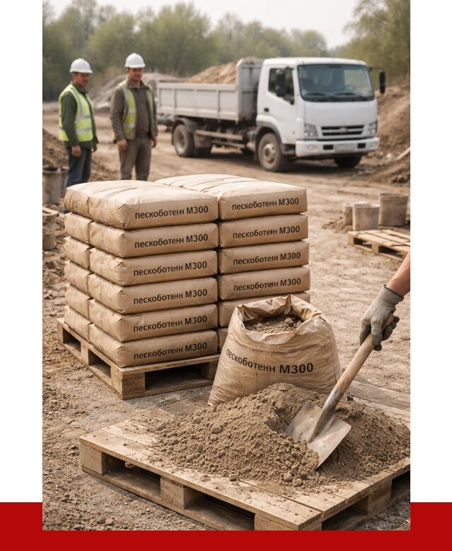 Пескобетон М300 в Похвистневе с доставкой от 4767 р. за куб | ПРОНЕРУДПхв