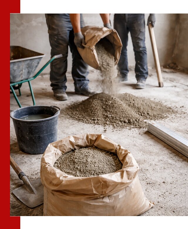 Доставка сухой смеси для стяжки в Похвистневе