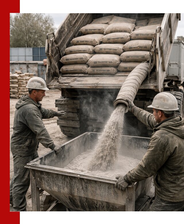 Доставка цемента М400 в Похвистневе оптом и в розницу