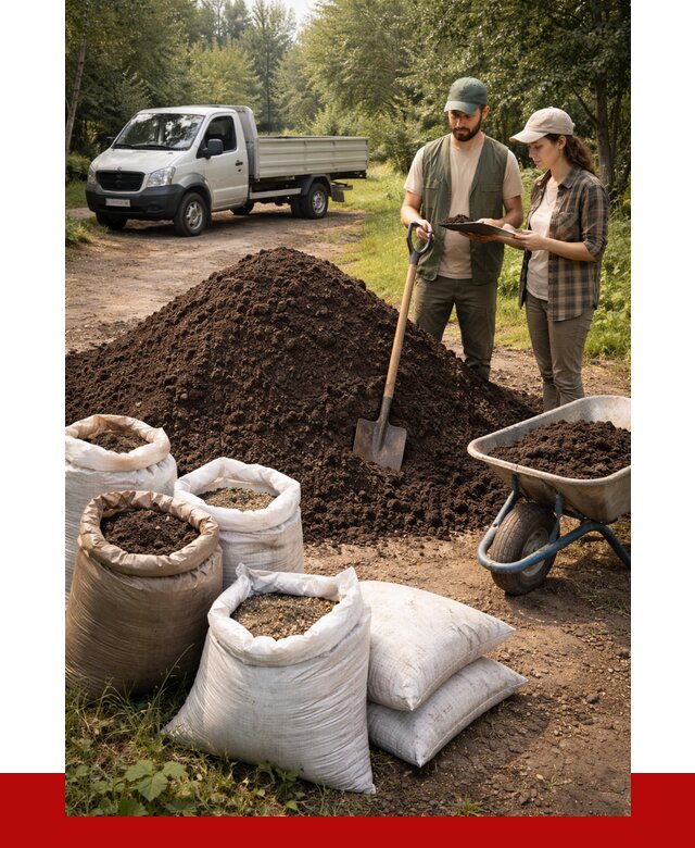 Купить грунт с доставкой в Похвистневе от 4613 р. за м3 | ПРОНЕРУДПхв