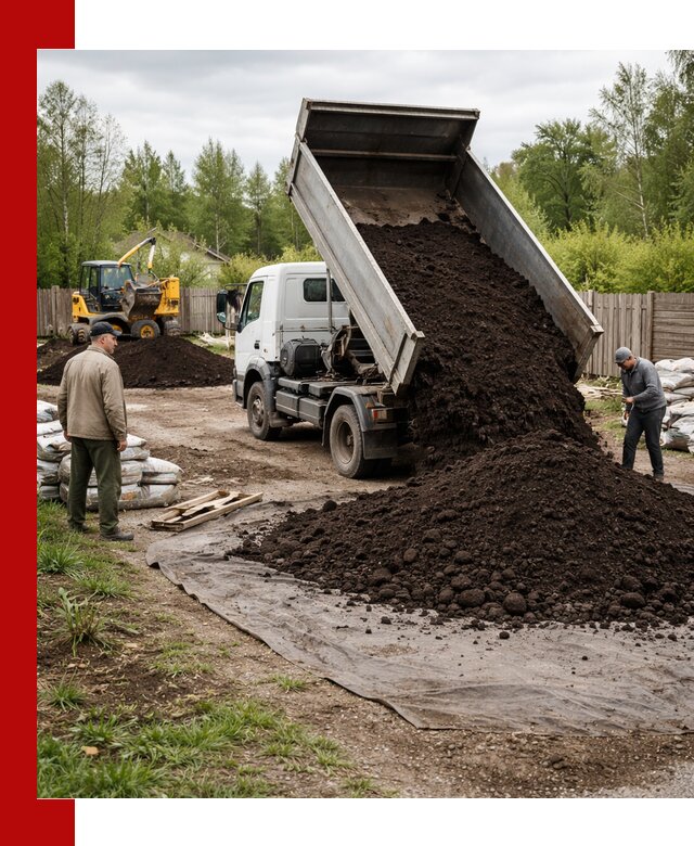 Доставка качественного почвогрунта в Похвистневе оптом и в розницу