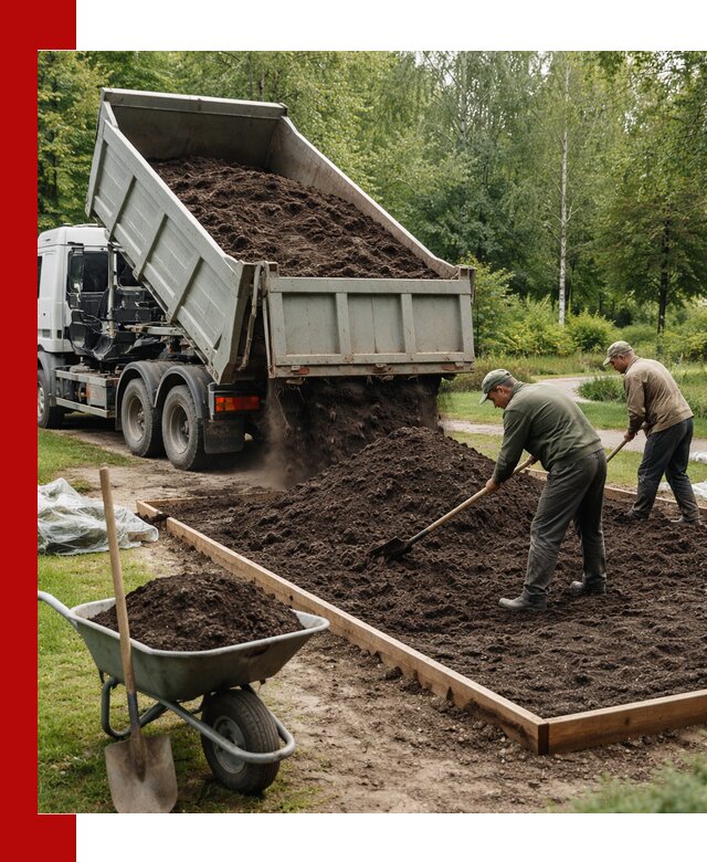 Доставка грунта для озеленения и благоустройства в Похвистневе