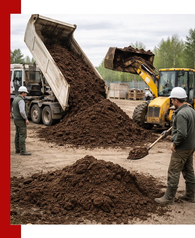 Доставка торфа оптом и в мешках в Похвистневе