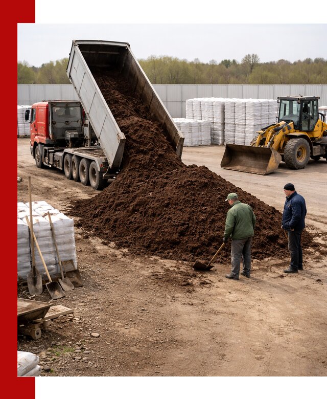 Доставка торфяных смесей оптом и в розницу в Похвистневе