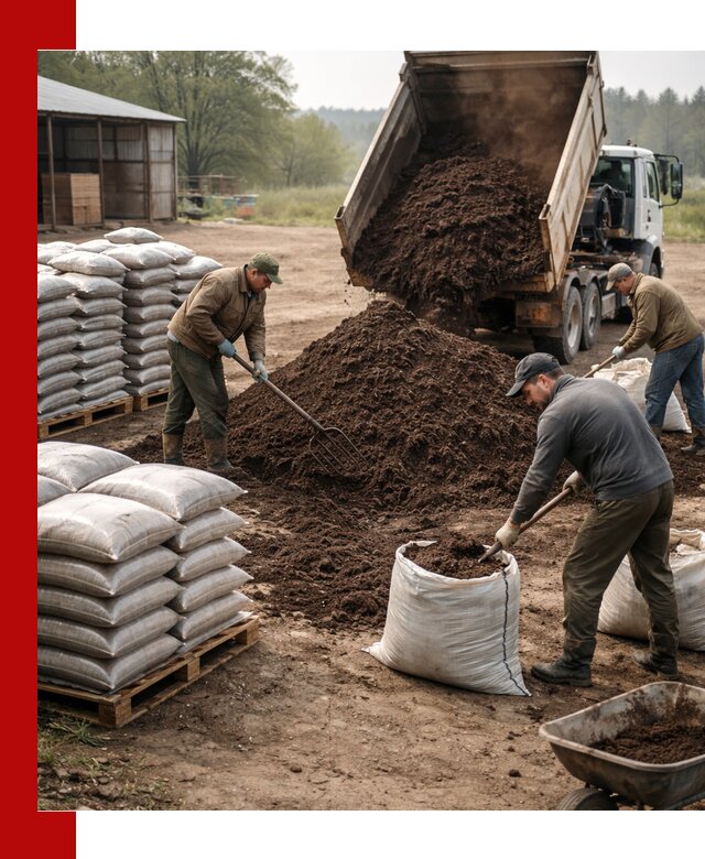 Доставка компоста оптом и в розницу в Похвистневе