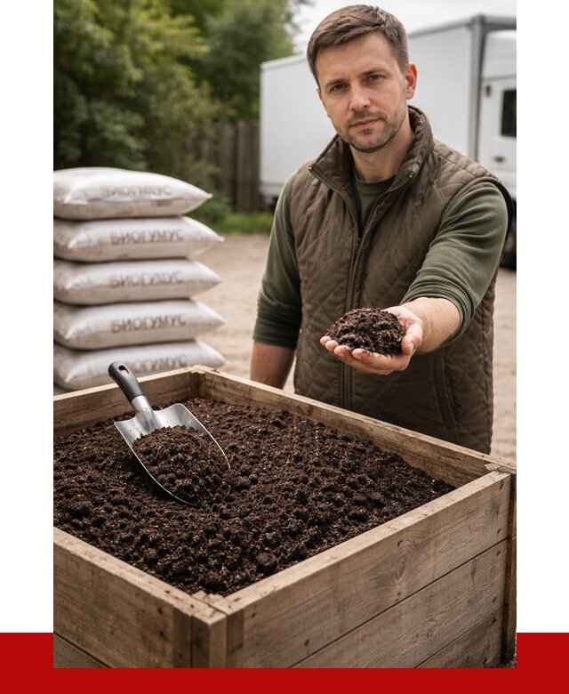 Купить биогумус в Похвистневе с доставкой от 8714 р. за куб | ПРОНЕРУДПхв