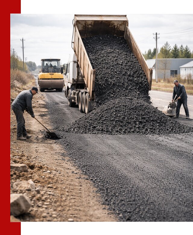 Асфальтовая крошка для дорог в Похвистневе — поставка и доставка