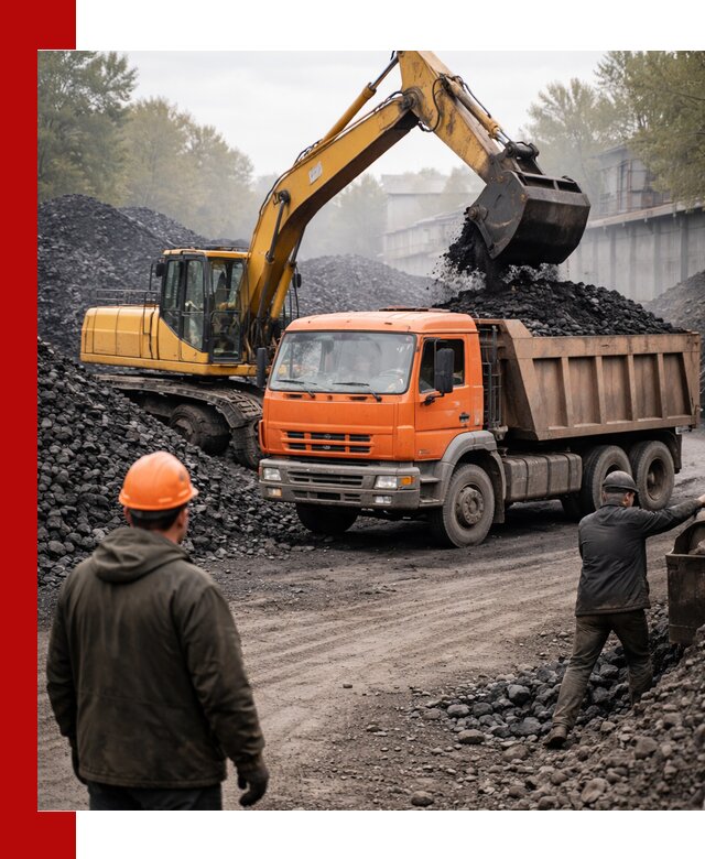 Доставка угля автотранспортом в Похвистневе быстро и выгодно