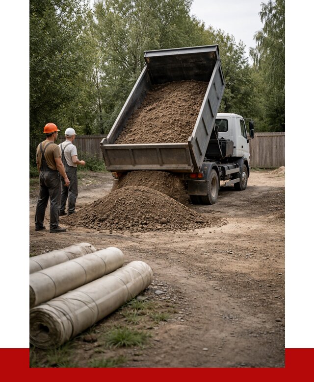 Доставка сыпучих материалов самосвалом в Похвистнево от 4306 р. | ПРОНЕРУДПхв