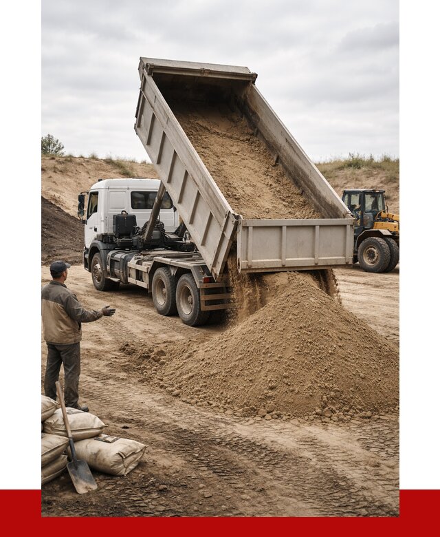 Доставка самосвалом 20 кубов в Похвистневе от 7689 р. | ПРОНЕРУДПхв