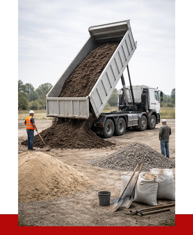 Доставка самосвалом 30 кубов в Похвистневе от 8714 р. | ПРОНЕРУДПхв