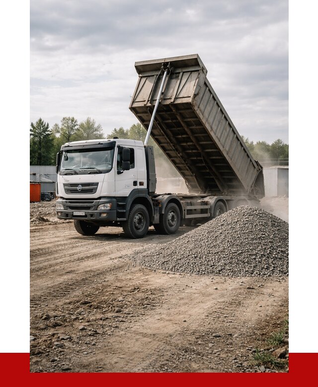 Доставка самосвалом 40 кубов в Похвистневе от 9227 р. | ПРОНЕРУДПхв