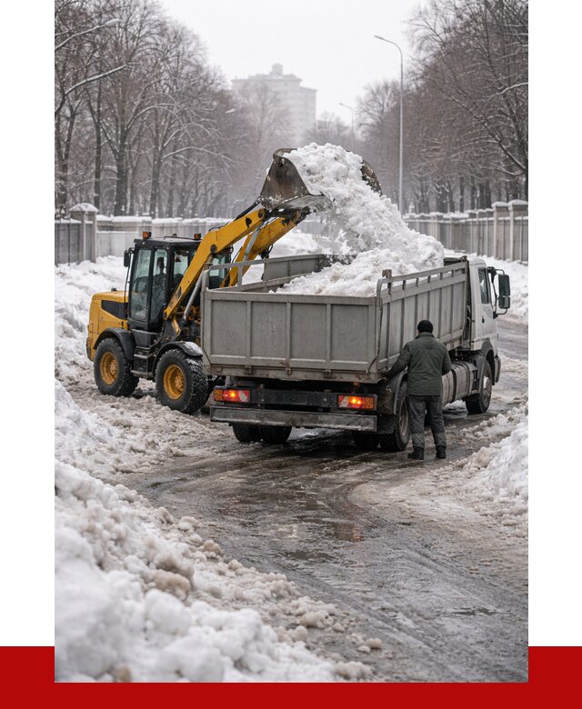Вывоз снега с погрузкой в Похвистневе от 3588 р. ПРОНЕРУДПхв