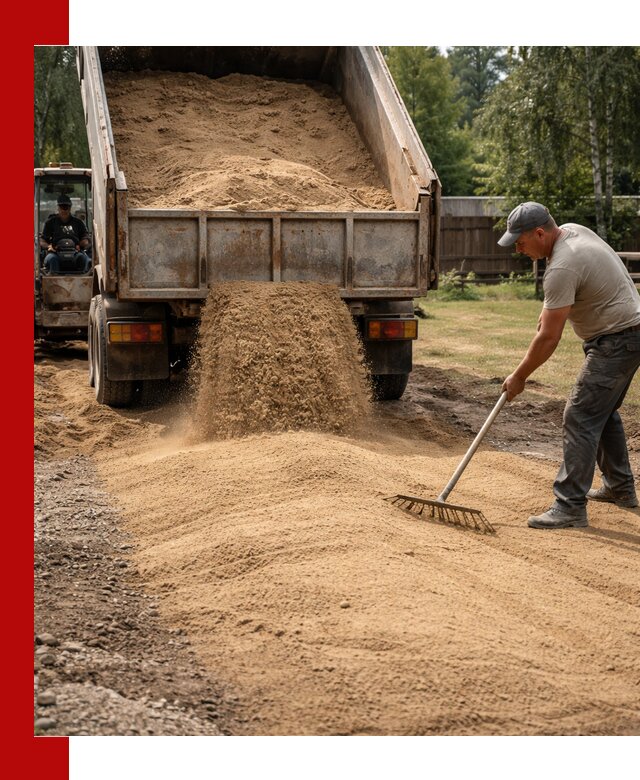 Отсыпка участка песком в Похвистневе быстро и качественно
