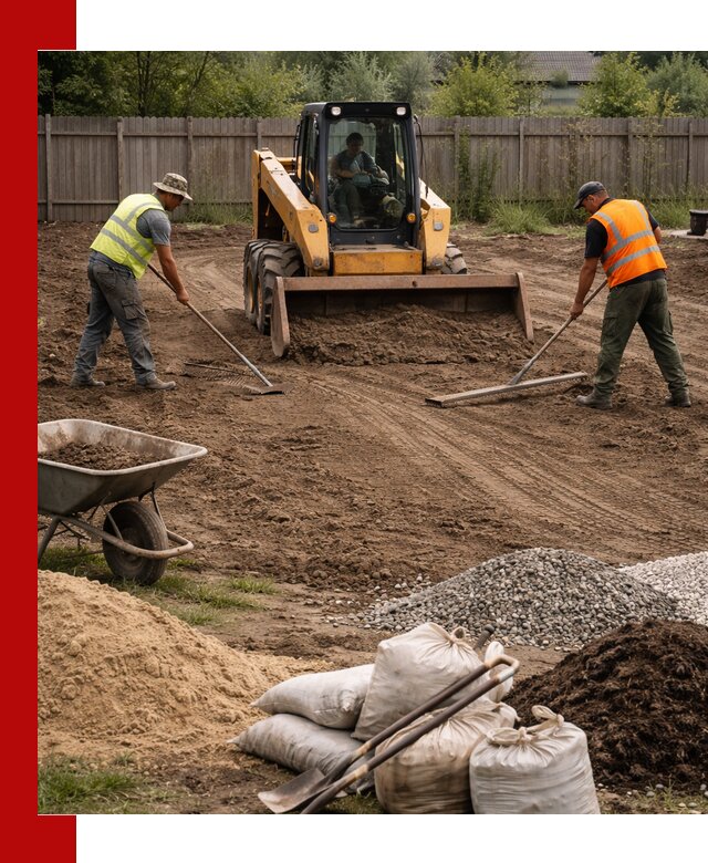 Выравнивание участка под строительство и благоустройство в Похвистневе