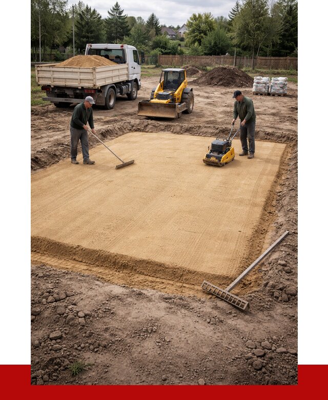 Устройство песчаной подушки в Похвистневе от 4613 р. ПРОНЕРУДПхв